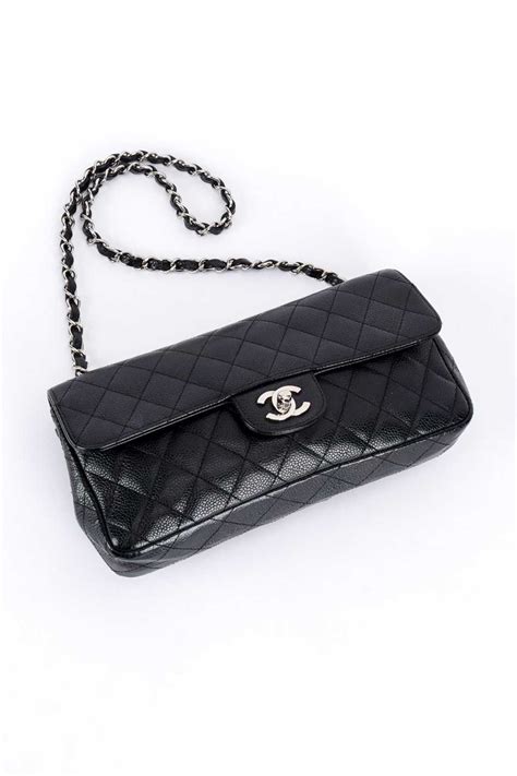 chanel east west flap caviar|CHANEL Caviar Quilted East West Flap Beige .